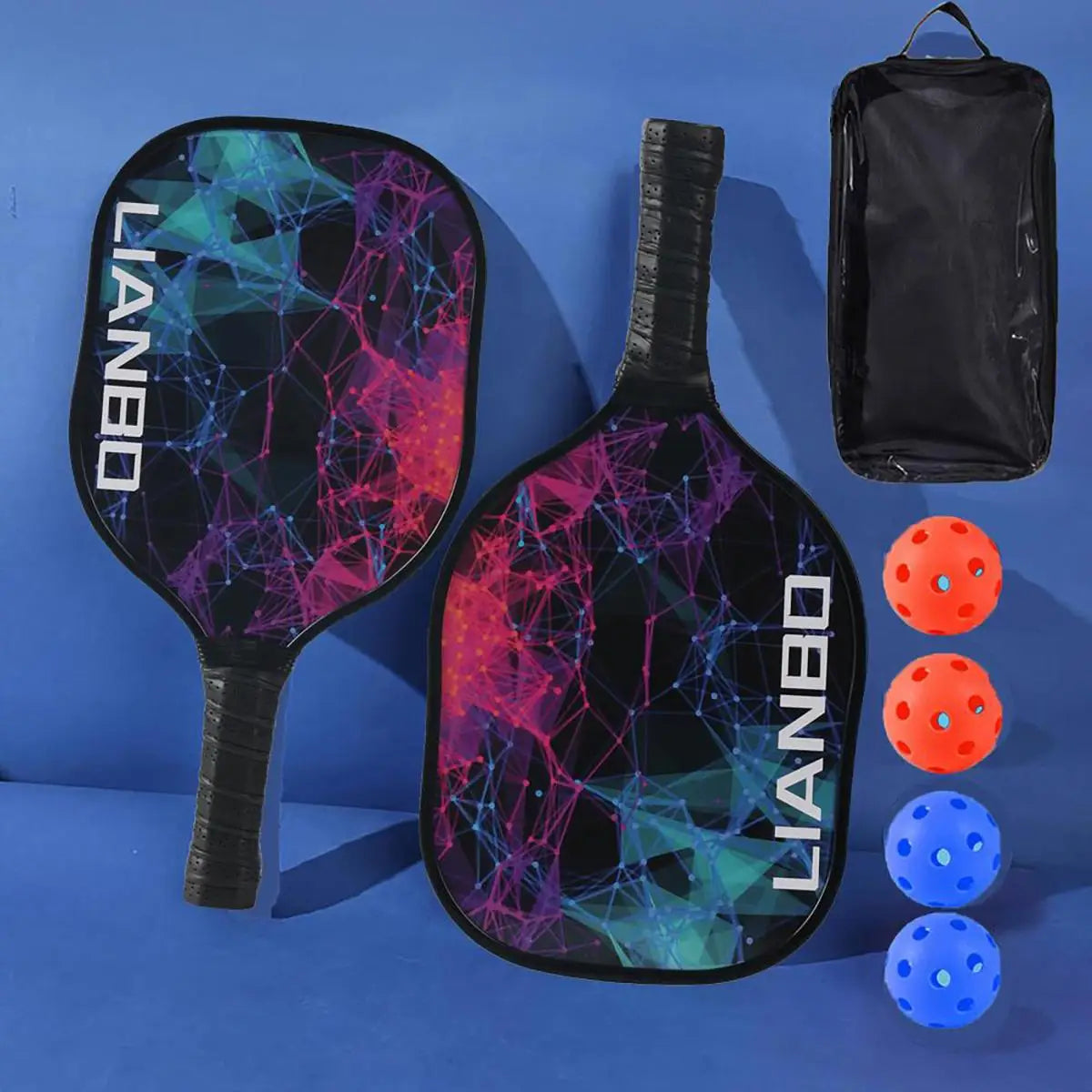 Set de pickleball raquettes et balles Image