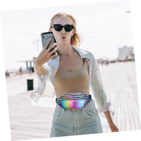 Sac banane holographique — plage & festival