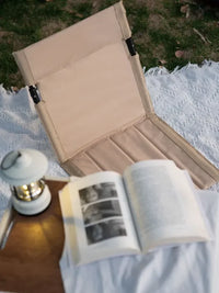 Chaise pliante de plage et camping — dossier confort