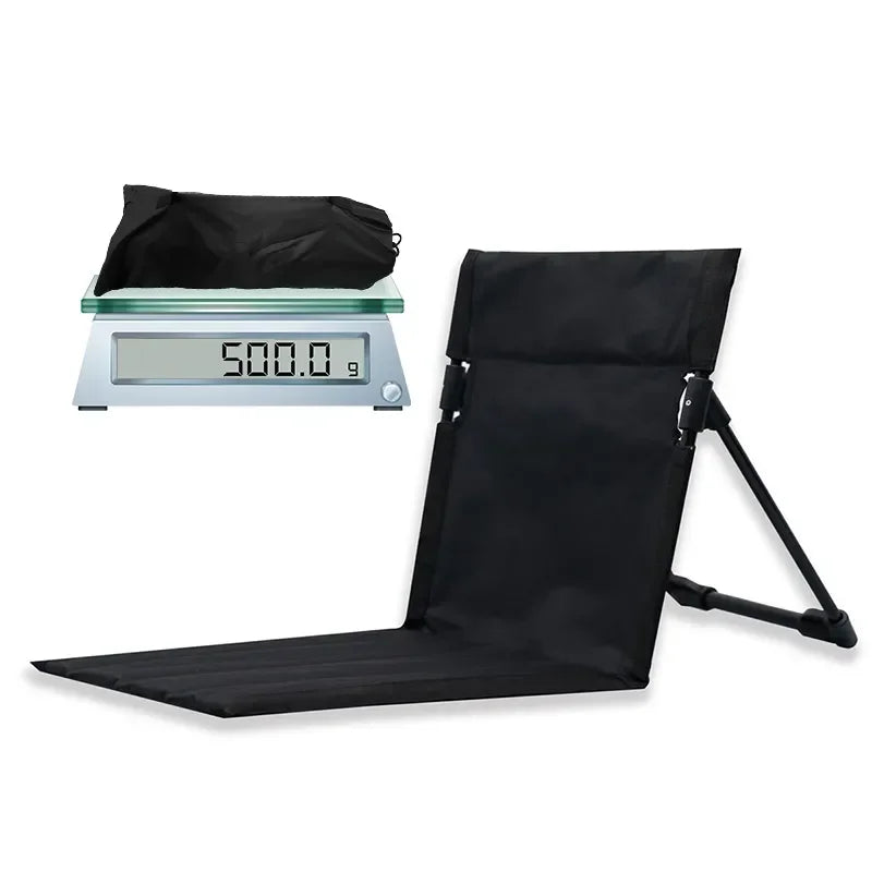 Chaise pliante de plage et camping — dossier confort