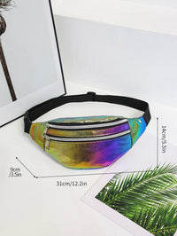 Sac banane holographique — plage & festival