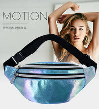 Sac banane holographique — plage & festival