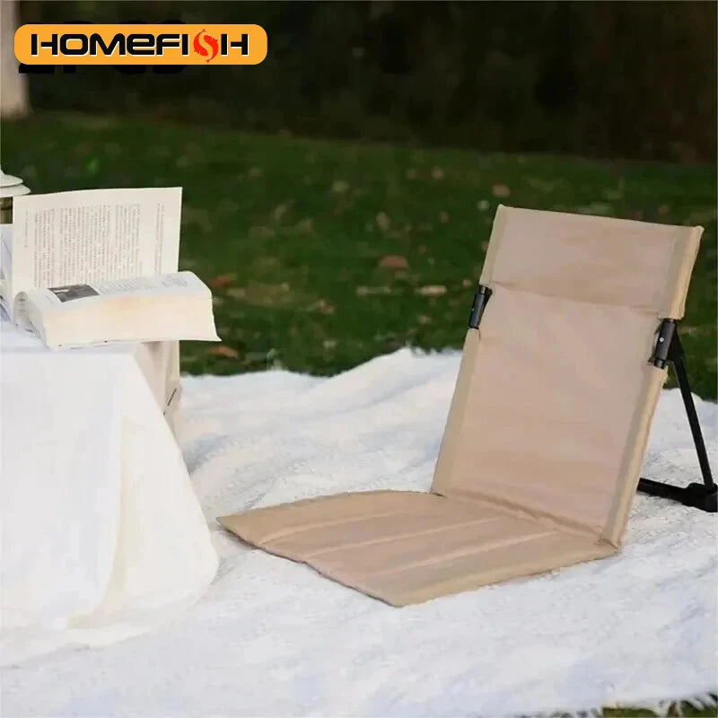 Chaise pliante de plage et camping — dossier confort