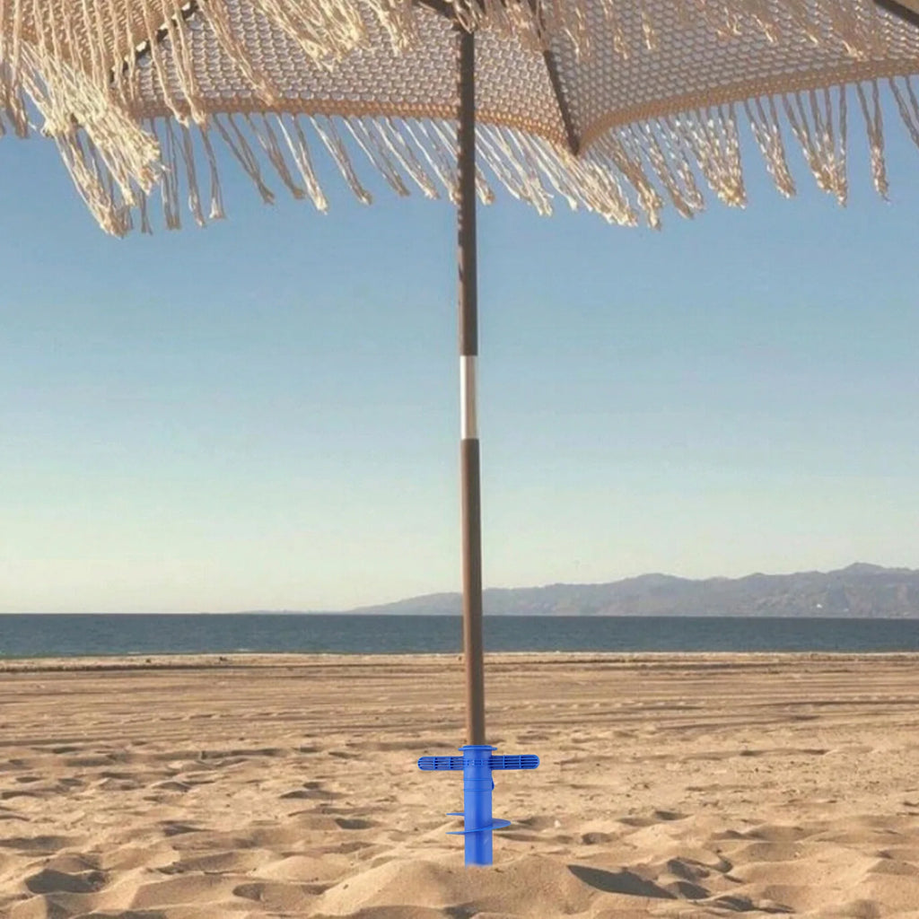 Pied d'ancrage pour parasol — fixation sable