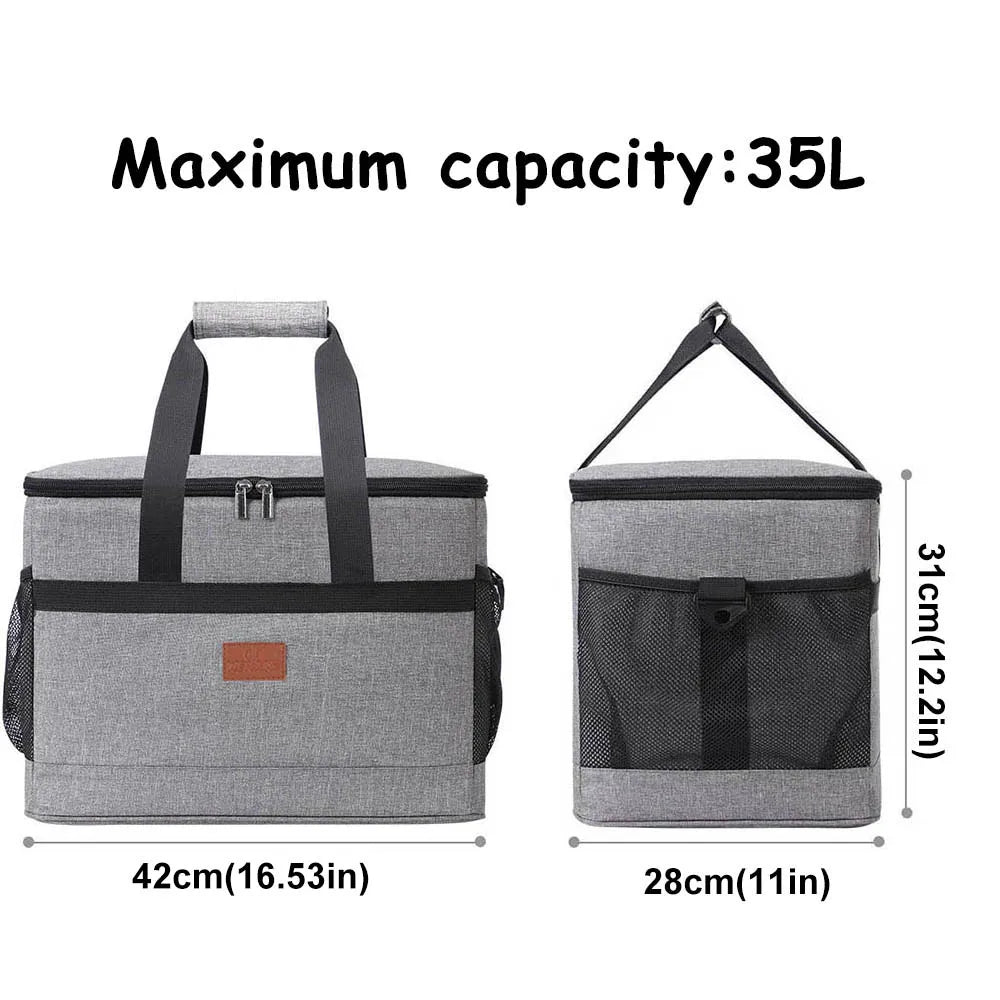 Sac glacière pliable 35L — au frais toute la journée