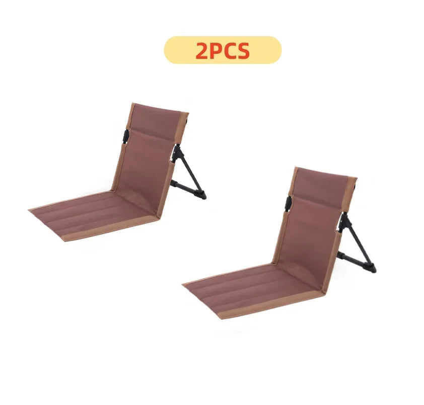 Chaise pliante de plage et camping — dossier confort