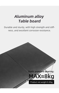 Table pliante ultralégère — camping & pique-nique
