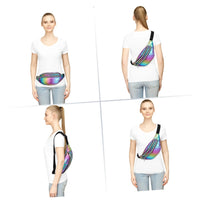 Sac banane holographique — plage & festival