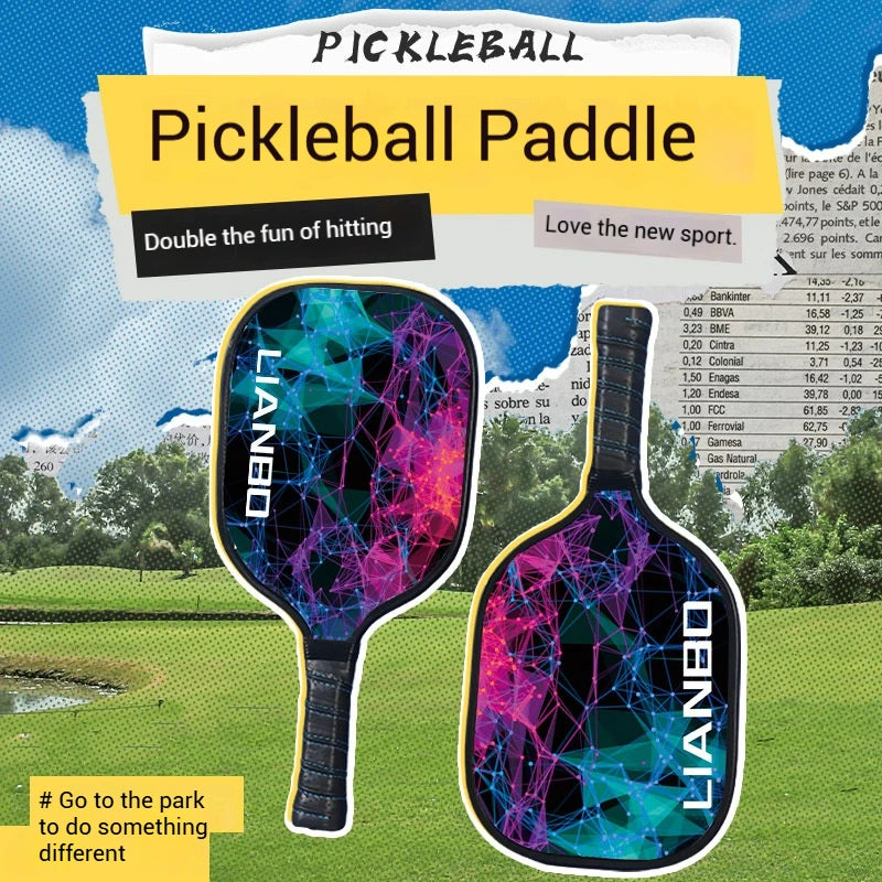 Set de Pickleball — 2 raquettes + 4 balles
