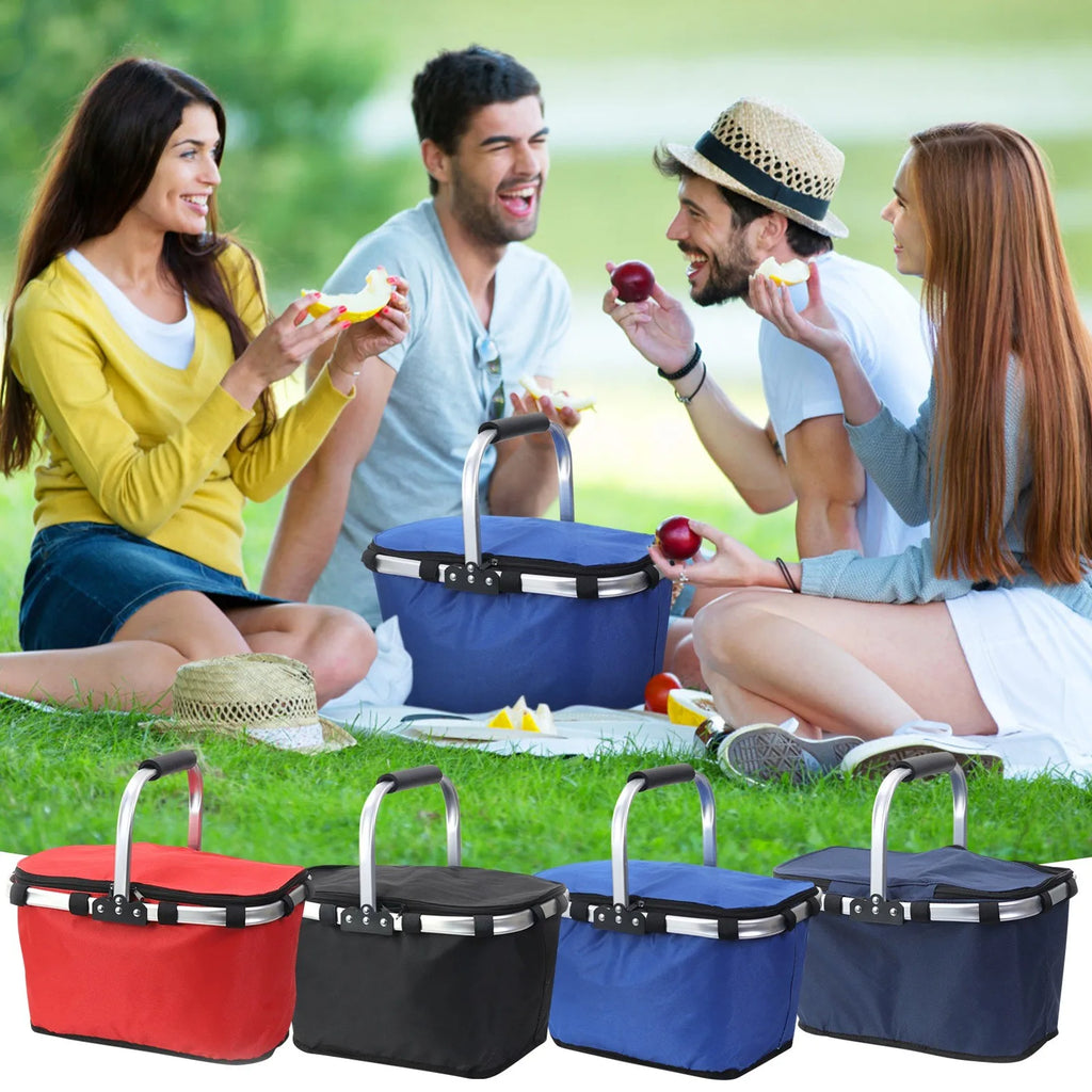 Panier pique-nique isotherme pliable — repas au frais