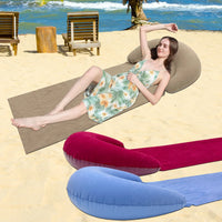 Matelas de plage gonflable — coussin moelleux nomade