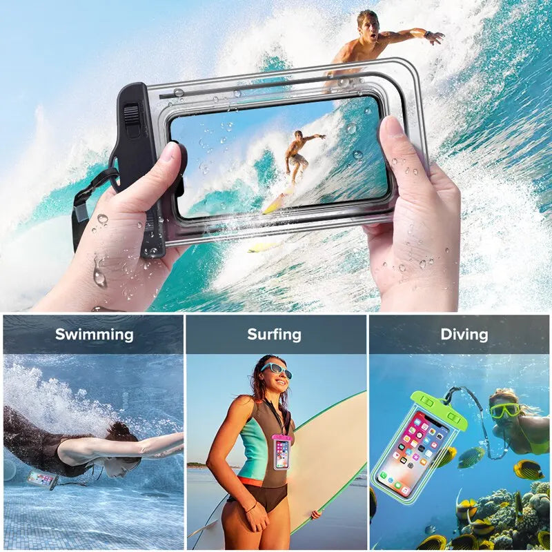 Coque étanche universelle IP68 — smartphone