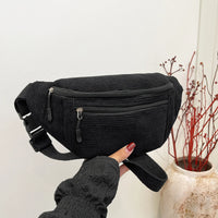 Sac banane en velours côtelé — style & pratique
