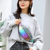Sac banane holographique — plage & festival
