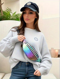 Sac banane holographique — plage & festival