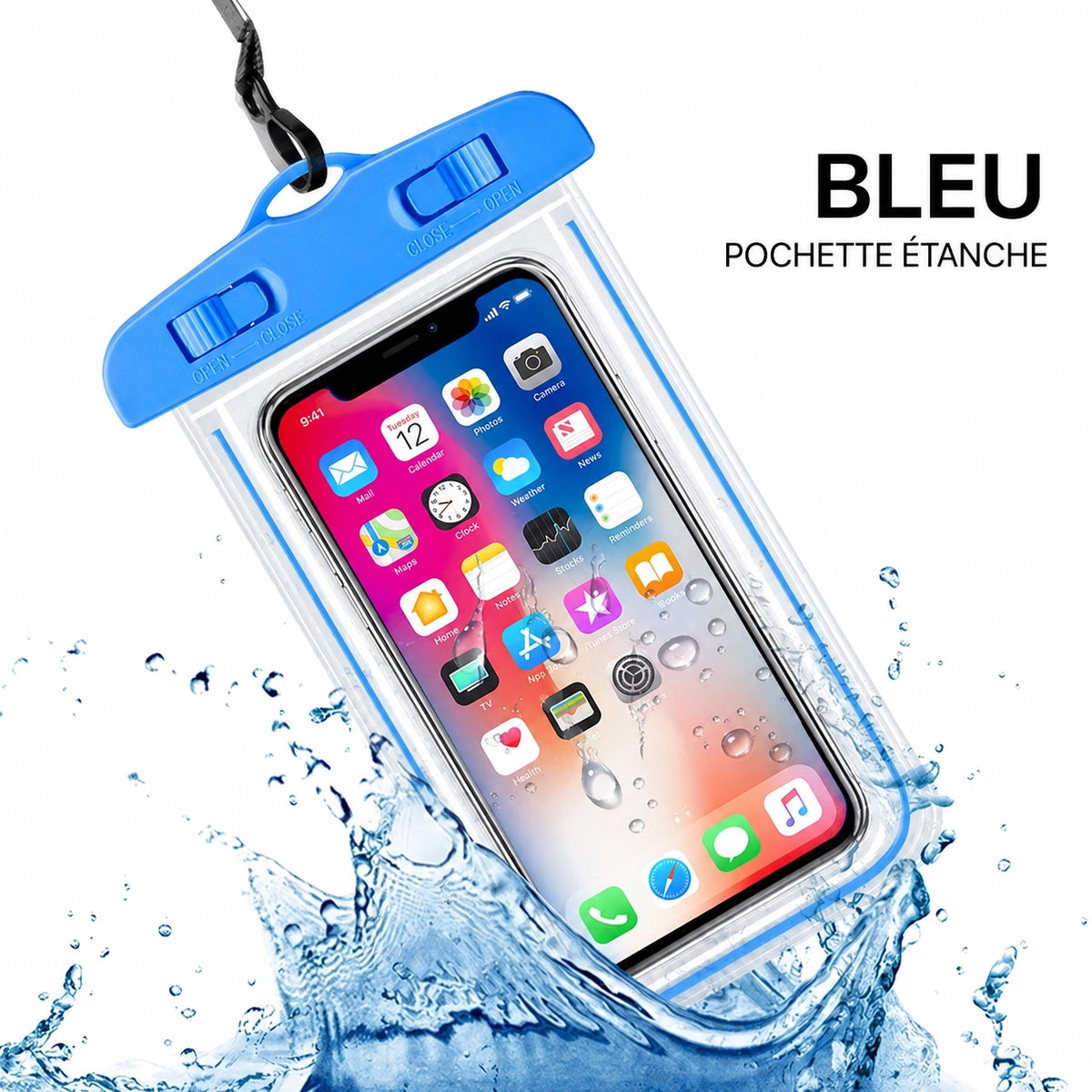 Coque étanche universelle IP68 — smartphone