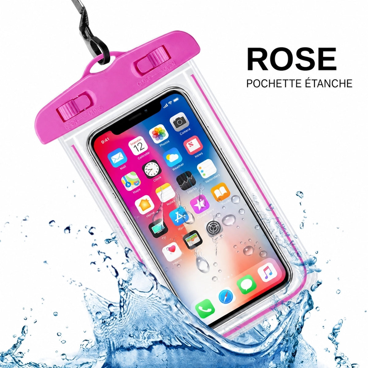Coque étanche universelle IP68 — smartphone