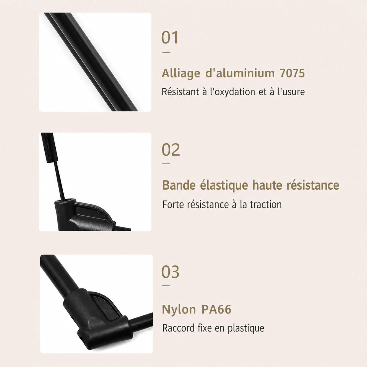 Chaise pliante de plage et camping — dossier confort