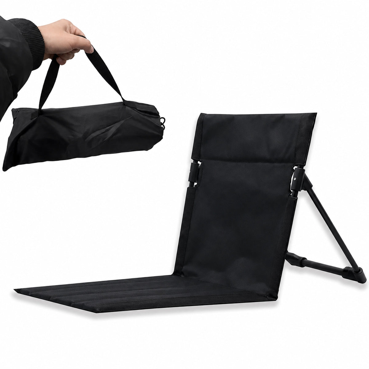 Chaise pliante de plage et camping — dossier confort