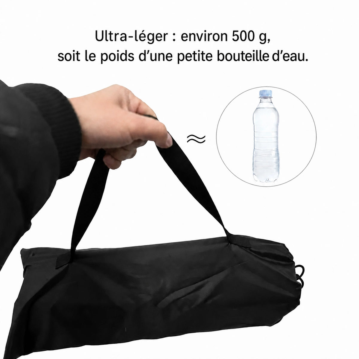Chaise pliante de plage et camping — dossier confort
