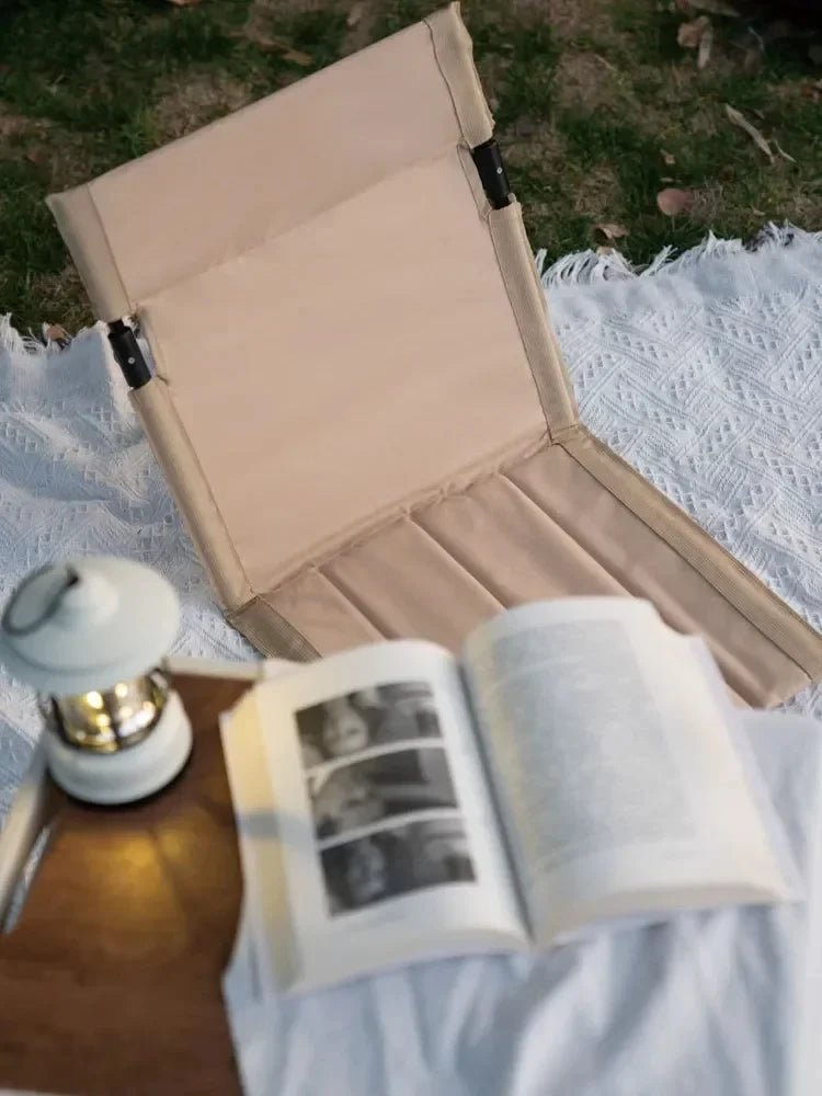 Chaise pliante de plage et camping — dossier confort