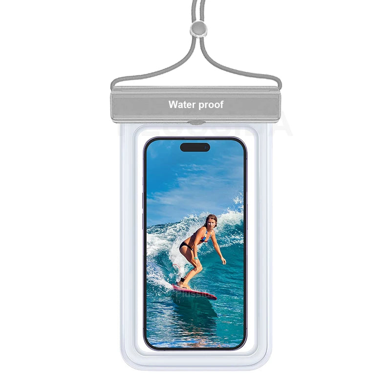 Pochette étanche smartphone IPX8 — écran tactile