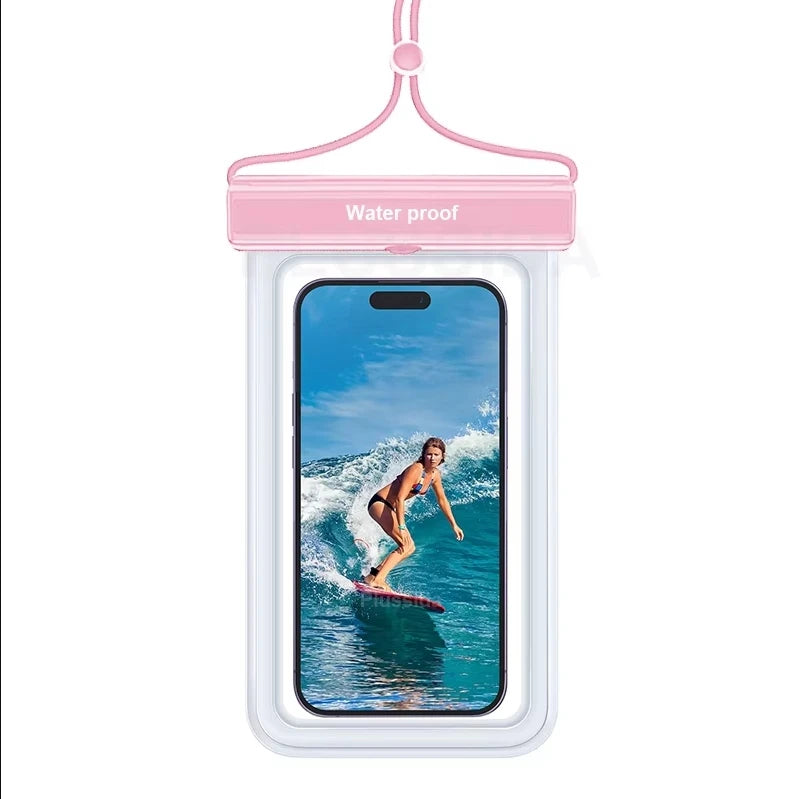 Pochette étanche smartphone IPX8 — écran tactile