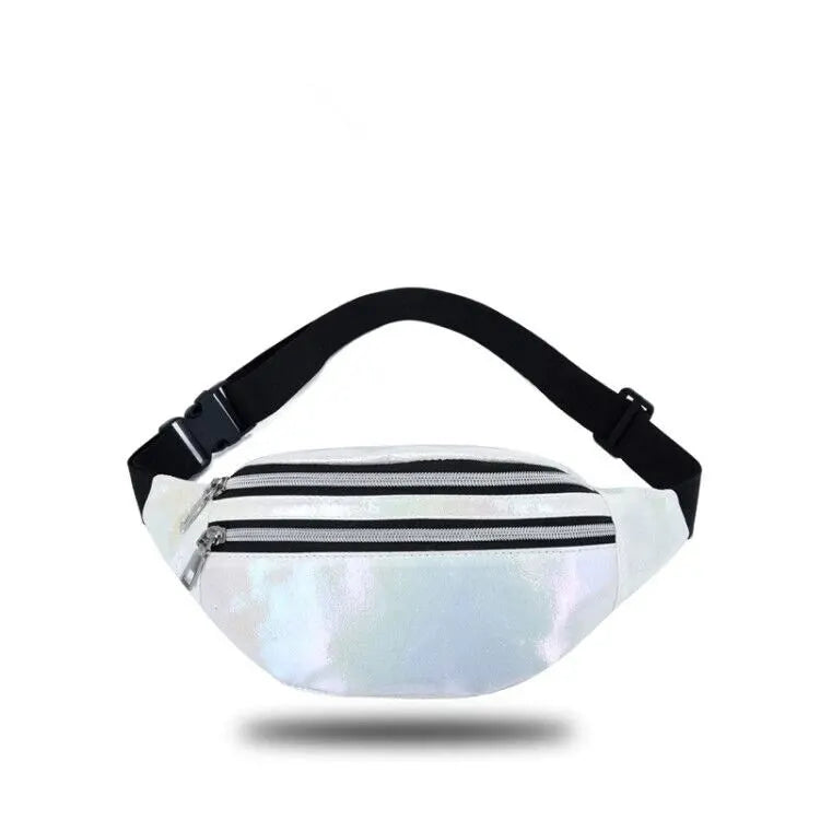 Sac banane holographique — plage & festival