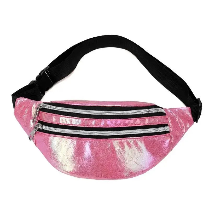 Sac banane holographique — plage & festival