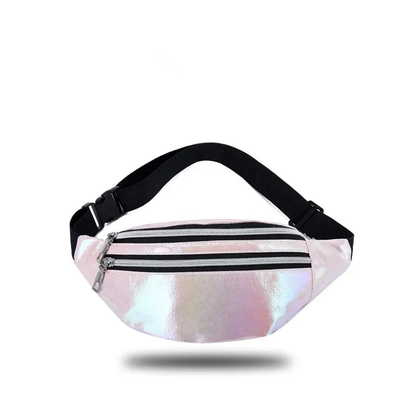 Sac banane holographique — plage & festival