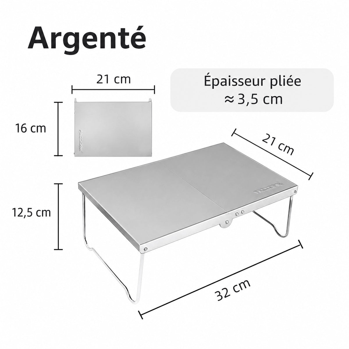Table pliante ultralégère — camping & pique-nique