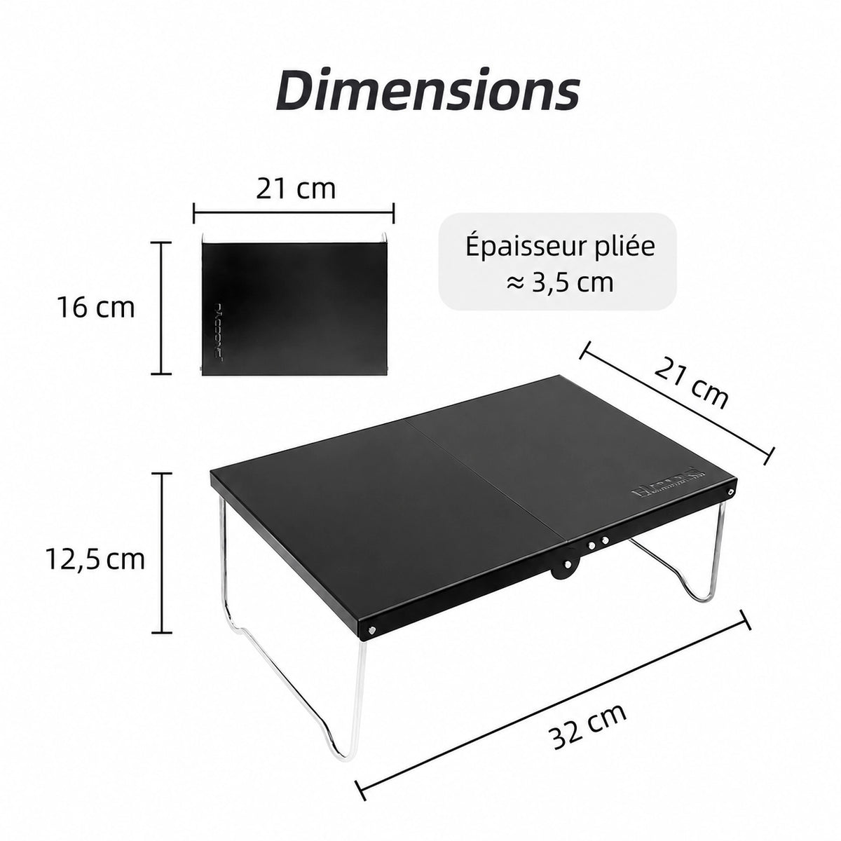 Table pliante ultralégère — camping & pique-nique